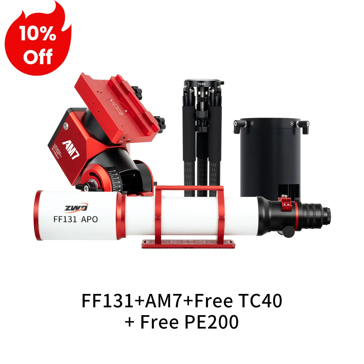 FF131 APO Flat-Field Apochromatic Refractor/FF131 APO Bundle - Image 7