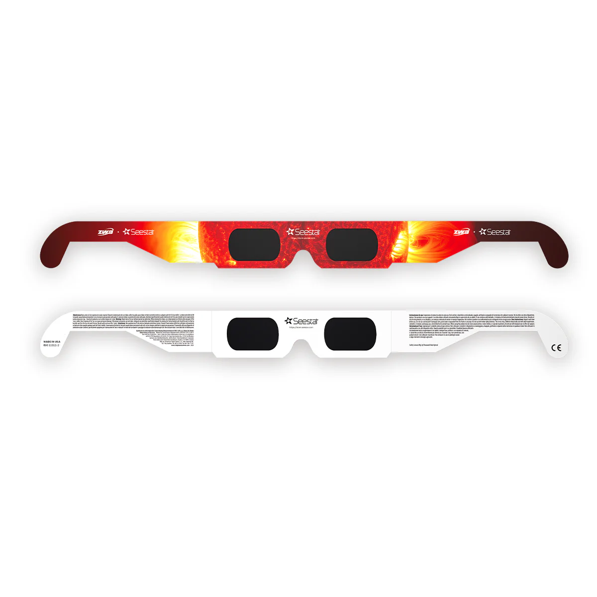Seestar Solar Eclipse Glasses for 2026 Total Solar Eclipse | ISO 12312-2 & CE Certified - Image 3